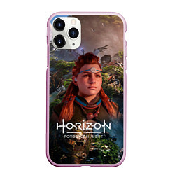 Чехол iPhone 11 Pro матовый Horizon Forbidden West Элой, цвет: 3D-розовый