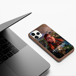 Чехол iPhone 11 Pro матовый Horizon Forbidden West Элой, цвет: 3D-коричневый — фото 2