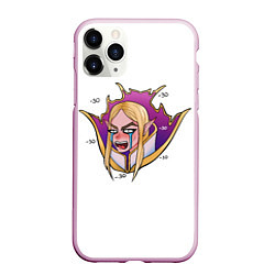 Чехол iPhone 11 Pro матовый Invoker Инвокер Dota2, цвет: 3D-розовый