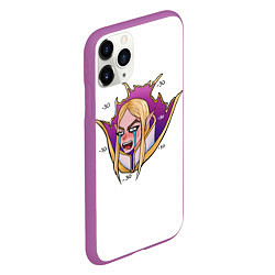 Чехол iPhone 11 Pro матовый Invoker Инвокер Dota2, цвет: 3D-фиолетовый — фото 2