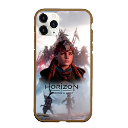 Чехол iPhone 11 Pro матовый Элой Horizon Forbidden West game, цвет: 3D-коричневый