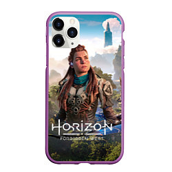 Чехол iPhone 11 Pro матовый Aloy Элой Horizon, цвет: 3D-фиолетовый