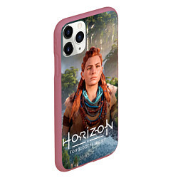 Чехол iPhone 11 Pro матовый Элой дикий лес Horizon, цвет: 3D-малиновый — фото 2