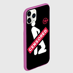 Чехол iPhone 11 Pro матовый CENCORED, цвет: 3D-фиолетовый — фото 2