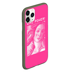 Чехол iPhone 11 Pro матовый Venus Girl Power, цвет: 3D-темно-зеленый — фото 2