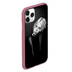 Чехол iPhone 11 Pro матовый Pharaoh Phuneral Рэпер Фараон, цвет: 3D-малиновый — фото 2