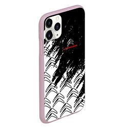 Чехол iPhone 11 Pro матовый Ситроен citroen c4, цвет: 3D-розовый — фото 2