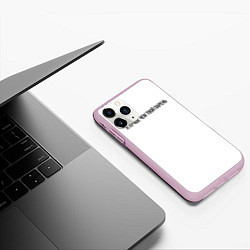 Чехол iPhone 11 Pro матовый Я ЛУЧШЕ  ЧЕМ ТВОЙ ПАРЕНЬ   , цвет: 3D-розовый — фото 2