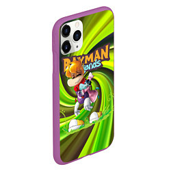 Чехол iPhone 11 Pro матовый Уставший Rayman Legends, цвет: 3D-фиолетовый — фото 2