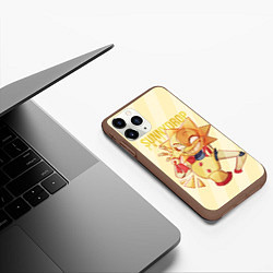 Чехол iPhone 11 Pro матовый Sunnydrop fnaf, цвет: 3D-коричневый — фото 2