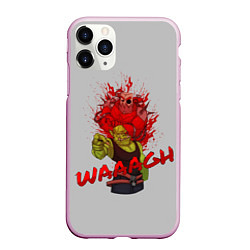 Чехол iPhone 11 Pro матовый Waaagh reference, цвет: 3D-розовый