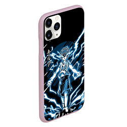 Чехол iPhone 11 Pro матовый КИЛУЯ HUNTER X HUNTER, цвет: 3D-розовый — фото 2