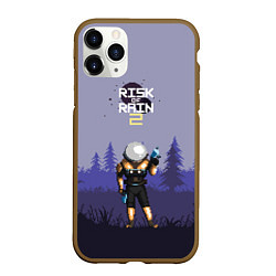 Чехол iPhone 11 Pro матовый Риск оф Рэйн 2, цвет: 3D-коричневый