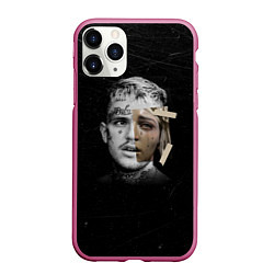 Чехол iPhone 11 Pro матовый Lil Peep Esthetic CRYBABY Лил Пип, цвет: 3D-малиновый