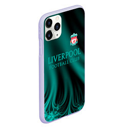 Чехол iPhone 11 Pro матовый Liverpool спорт, цвет: 3D-светло-сиреневый — фото 2