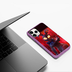 Чехол iPhone 11 Pro матовый Five Nights at Freddys Ванесса, цвет: 3D-фиолетовый — фото 2