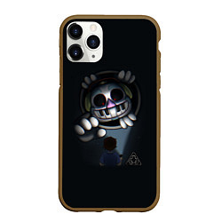 Чехол iPhone 11 Pro матовый FNAF Security Breach Музыкальный диджей DJ Music M, цвет: 3D-коричневый