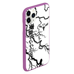 Чехол iPhone 11 Pro матовый Токийские мстители Tokyo Revengers, цвет: 3D-фиолетовый — фото 2