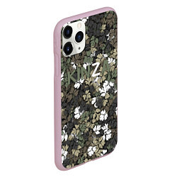 Чехол iPhone 11 Pro матовый KINZA камуфляж, цвет: 3D-розовый — фото 2