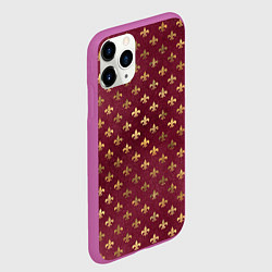 Чехол iPhone 11 Pro матовый Классические узоры classic, цвет: 3D-фиолетовый — фото 2