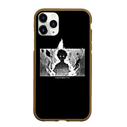 Чехол iPhone 11 Pro матовый МОБ ПСИХО PSYCHO, цвет: 3D-коричневый