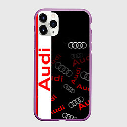 Чехол iPhone 11 Pro матовый Ауди audi sport, цвет: 3D-фиолетовый