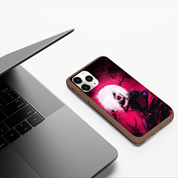Чехол iPhone 11 Pro матовый КАНЕКИ КЕН КАГУНЕ, цвет: 3D-коричневый — фото 2