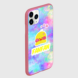 Чехол iPhone 11 Pro матовый Трендовая утя Lalafanfan, цвет: 3D-малиновый — фото 2