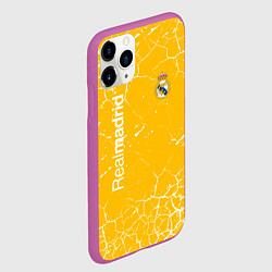 Чехол iPhone 11 Pro матовый Реал мадрид, цвет: 3D-фиолетовый — фото 2