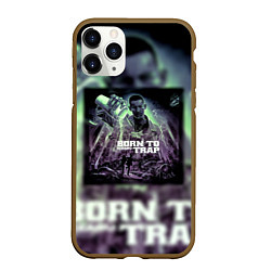 Чехол iPhone 11 Pro матовый Born To Trap Kizaru Альбом Кизару, цвет: 3D-коричневый