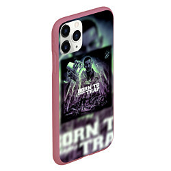 Чехол iPhone 11 Pro матовый Born To Trap Kizaru Альбом Кизару, цвет: 3D-малиновый — фото 2
