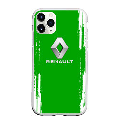 Чехол iPhone 11 Pro матовый RENAULT РЕНО sport, цвет: 3D-белый