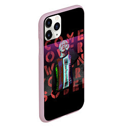 Чехол iPhone 11 Pro матовый Лил Пип Альбом Come Over Lil Peep, цвет: 3D-розовый — фото 2