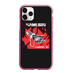 Чехол iPhone 11 Pro матовый SAMURAI Chippin In, цвет: 3D-малиновый