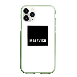 Чехол iPhone 11 Pro матовый MALEVICH, цвет: 3D-салатовый