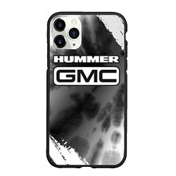 Чехол iPhone 11 Pro матовый HUMMER - GMC Краски, цвет: 3D-черный