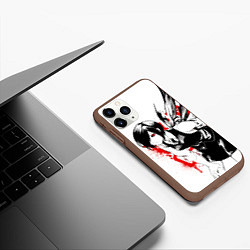 Чехол iPhone 11 Pro матовый ТОУКА TOKYO GHOUL, цвет: 3D-коричневый — фото 2