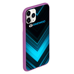 Чехол iPhone 11 Pro матовый DAEWOO ДЭУ спорт, цвет: 3D-фиолетовый — фото 2