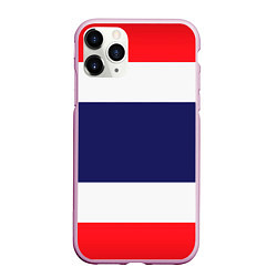 Чехол iPhone 11 Pro матовый Фрэнч-стайл, цвет: 3D-розовый
