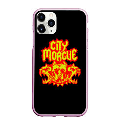 Чехол iPhone 11 Pro матовый ZillaKami x SosMula City Morgue Цербер, цвет: 3D-розовый