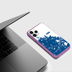 Чехол iPhone 11 Pro матовый Ford форд, цвет: 3D-фиолетовый — фото 2