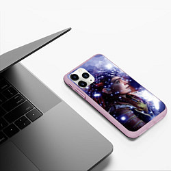 Чехол iPhone 11 Pro матовый Элоя Горизонт, цвет: 3D-розовый — фото 2