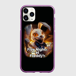 Чехол iPhone 11 Pro матовый Five Nights at Freddys: Security Breach - Ванни, цвет: 3D-фиолетовый