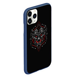 Чехол iPhone 11 Pro матовый Глянцевый Они, цвет: 3D-тёмно-синий — фото 2