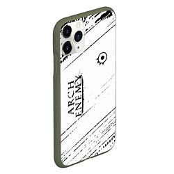 Чехол iPhone 11 Pro матовый Arch Enemy, цвет: 3D-темно-зеленый — фото 2