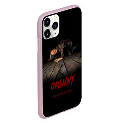 Чехол iPhone 11 Pro матовый Бабушкин дедушка, цвет: 3D-розовый — фото 2
