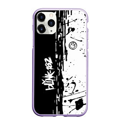Чехол iPhone 11 Pro матовый Blink 182 БРЫЗГИ, цвет: 3D-светло-сиреневый
