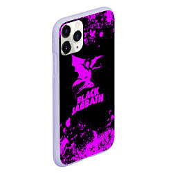 Чехол iPhone 11 Pro матовый Black Sabbath metal, цвет: 3D-светло-сиреневый — фото 2