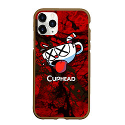 Чехол iPhone 11 Pro матовый Разбитая чашечка, цвет: 3D-коричневый