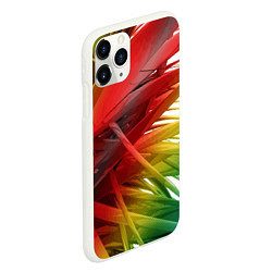 Чехол iPhone 11 Pro матовый Vanguard pattern 2022, цвет: 3D-белый — фото 2